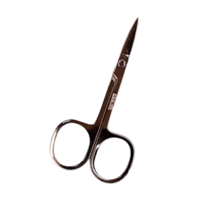 Tijeras de cejas rose gold